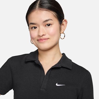 Nike Sportswear Essentials Polo Shirt Women's Black