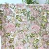 Floral Sequin Bead Embroidery Fabric Lace Tulle Fabric for DIY Sewing Girl Dress Party Dress Wedding Dress Handmade Fabric