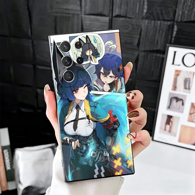 

Zenless Zone Zero Hoshimi Miyabi Soft Phone Case for Samsung Galaxy S26 S25 Edge S24 Ultra S23 Plus S22 S21 FE S20 Black Cover B Samsung S23 FE