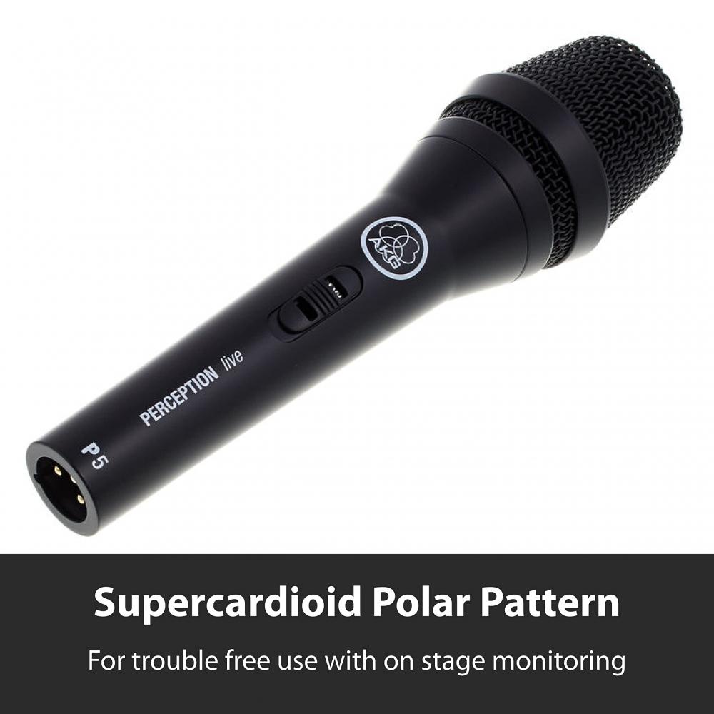 AKG Akage Vocal Supernierenmikrofon P5 S mit Schalter