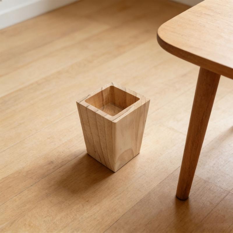 Natural Wooden Height Adjusters Strong & Strong Designs Strong Wood Furniture Leg Extenders for Home Office Furniture