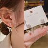 Fishtail Pearl Earrings Internet Celebrity Earrings Fashionable Simple Earrings Women's Silver Needle New Style