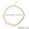 Inextricably Linked Design Sense Multi-Layer Fringed Collarbone Chain Sense Niche Necklace