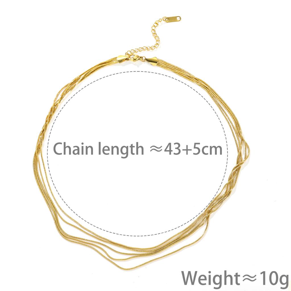 Inextricably Linked Design Sense Multi-Layer Fringed Collarbone Chain Sense Niche Necklace