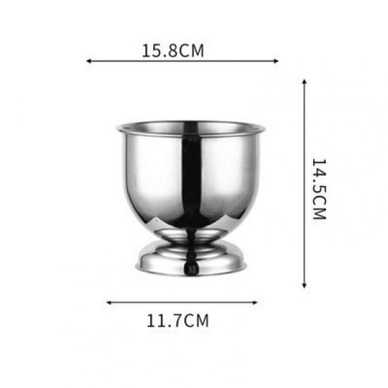 Golden Ice Bucket Creative Whisky Pivo Led Bucket Bar Nářadí na víno Nápoje Chladnička na víno Přenosná lednice na pivo držák na víno led