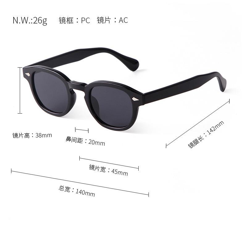 Vintage Leopard Frame Round Sunglasses Women Men Retro Rivet Yellow Blue Lens UV400 Sun Glasses Shades Eyewear
