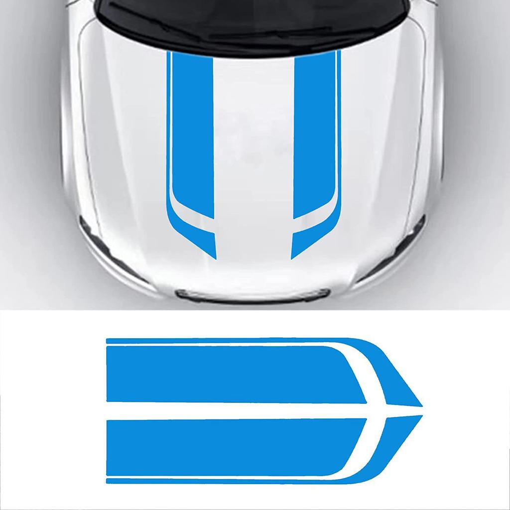 Car Sticker Machine Cover Decorative Sticker Stripe Decal Is Suitable for All Car SUV Off-road Vehicle Universal Stickers