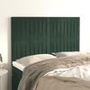 VidaXL Headboards 4 Pcs Dark Green 72x5x78-88 Cm Velvet3116621