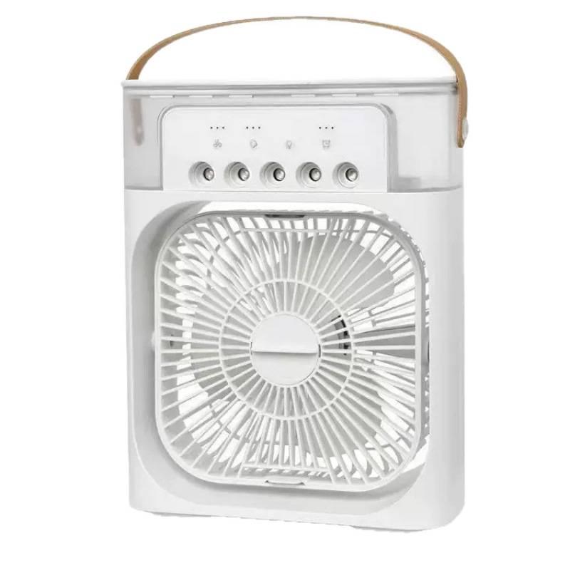 Portable Five-Hole Spray Cooling Fan with Humidifier for Office & Dorm