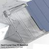 Hot Sale Transparent Acrylic Silicone Leather Case With Pen Slot Tablet Case for Ipad Air 4/5 10.9/ Pro 11 Tablet Covers Cases