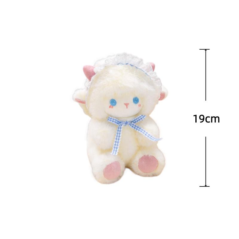 Sheep Plush Toys 19cm Lamb Stuffed Doll Squishy Kids Accompany Sleep Toy Adorably Home Decor Toys Birthday Surprise Gifts