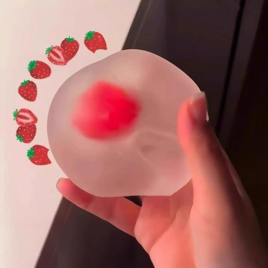 Simulation Egg-yolk Pastry Squeeze Toy Anxiety Stress Relief Fake Food Sensory Fidget Toy Slow Rising Decompression Gadgets