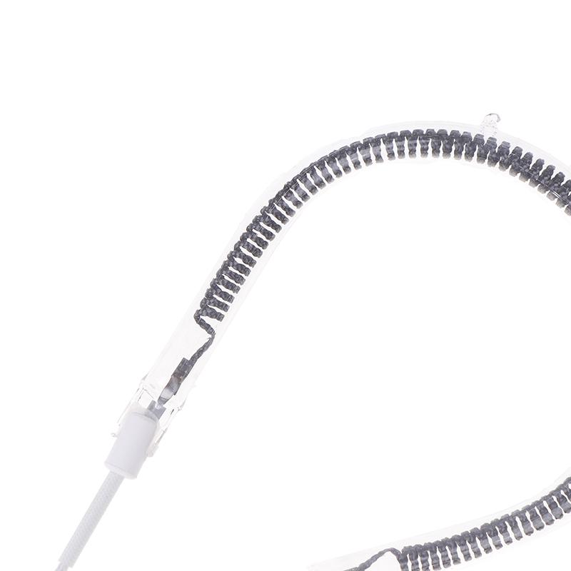 600/900/1200W Small Sun Heater Heating Lamp Tube Carbon Oven Parts Round Heating Tube Practical Electric Stove Ring Fittings