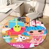 1pc Lalaloopsy4 Design Printed Area Round Carpet for Bedroom Living Room Home Decor Rugs Mat Non Slip Mat Rug for Bedside