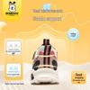 Babudou 2024 Autumn Kids' Breathable Casual Shoes: Girls' Dad Shoes for Infants, Medium, and Large Children.