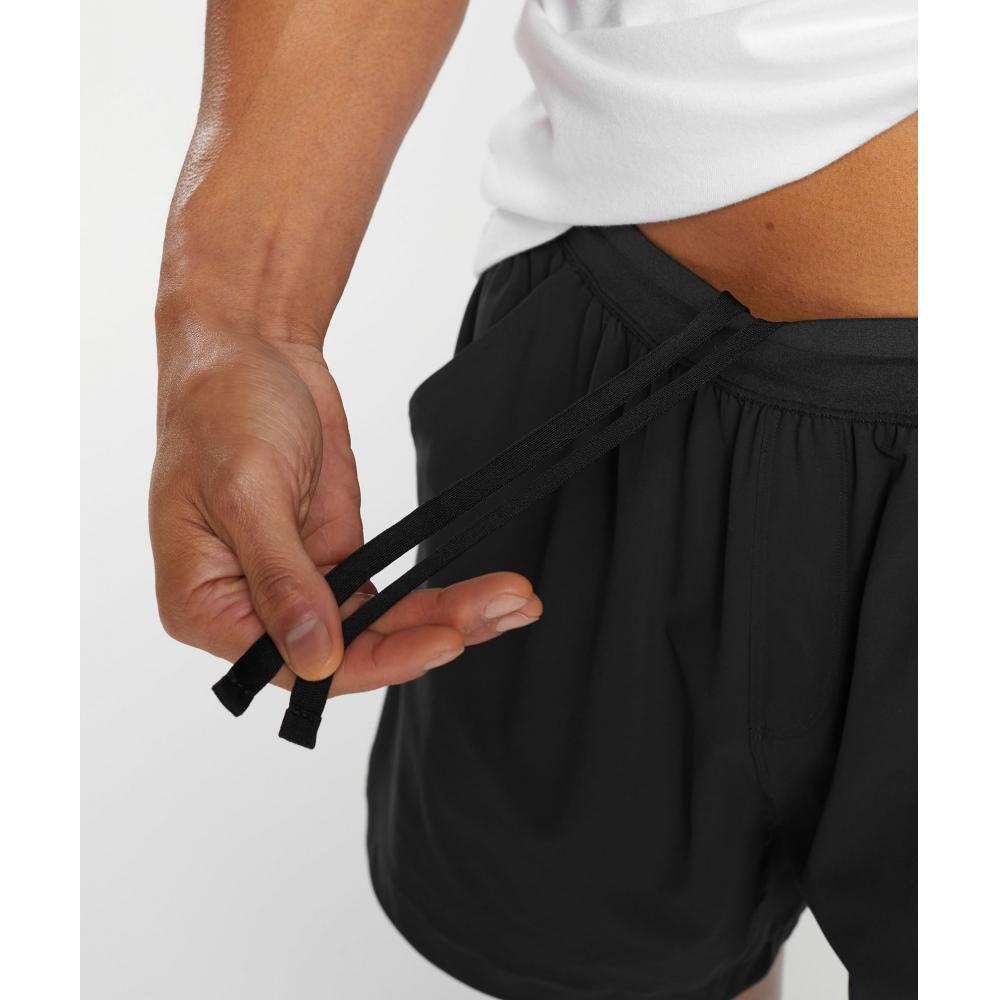 Gymshark Pantaloni scurți Studio negri A1a4h Bbbb