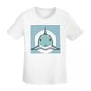 Cute Shark TShirt Women Short Sleeve T Shirts Round Neck Streetwear Cotton Summer Tees Streetwear