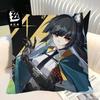 Game Zenless Zone Zero Hoshimi Miyabi Pillow Case Square Pillow Bedroom Sofa Leisure Comfort Cushion Car Home Decoration