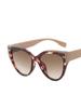 Vintage Cat Eye Sunglasses Women Retro Designer UV400 Protection Fashion Sun Glasses Elegant Splicing Colors