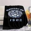 1PC Msv Duisburg Custom Name Patterned Flannel Blanket Suitable For All Seasons For Home Decor Warmth And Comfort Gifts Holiday Present