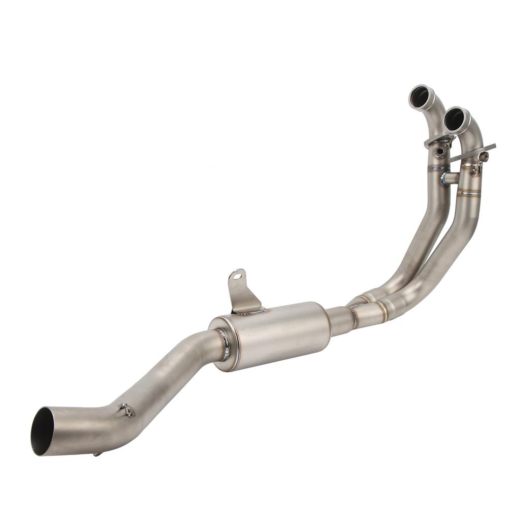 Motorcycle Exhaust Front Pipe 51mm Stainless Steel Replacement for Aprilia RS660 2020 To 2023