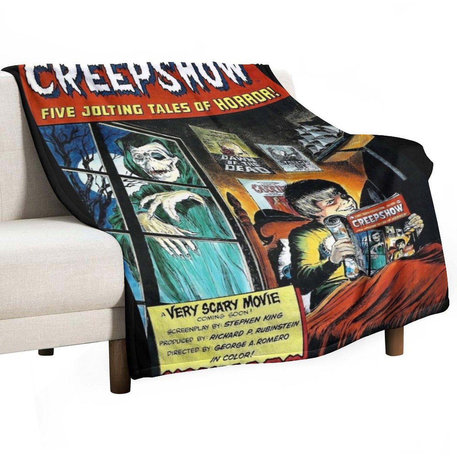 Плед Creepshow плед для кровати смешной подарок Фланелевые для дивана Пледы 30x40in