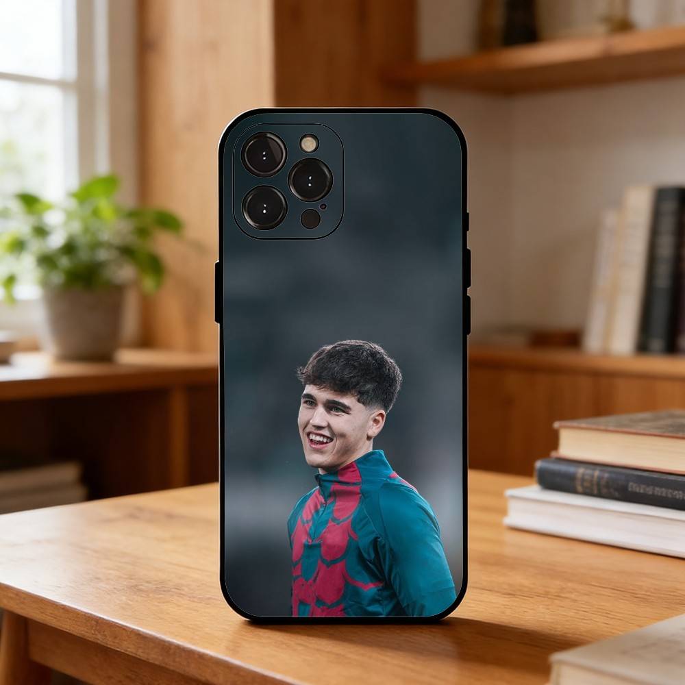 Pau C-Cubarsi Phone Case For iPhone17,16,15,14,13,12Plus,Pro Max,XS,5G Soft Silicone Black Cover