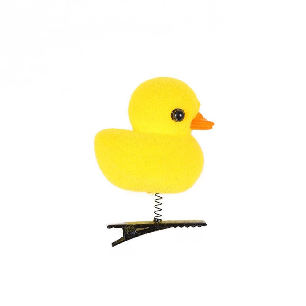 6pcs Cartoon Spring Hair Clip Four Leaf Clover Duckbill Clip Fashion Headdress  Women Girl