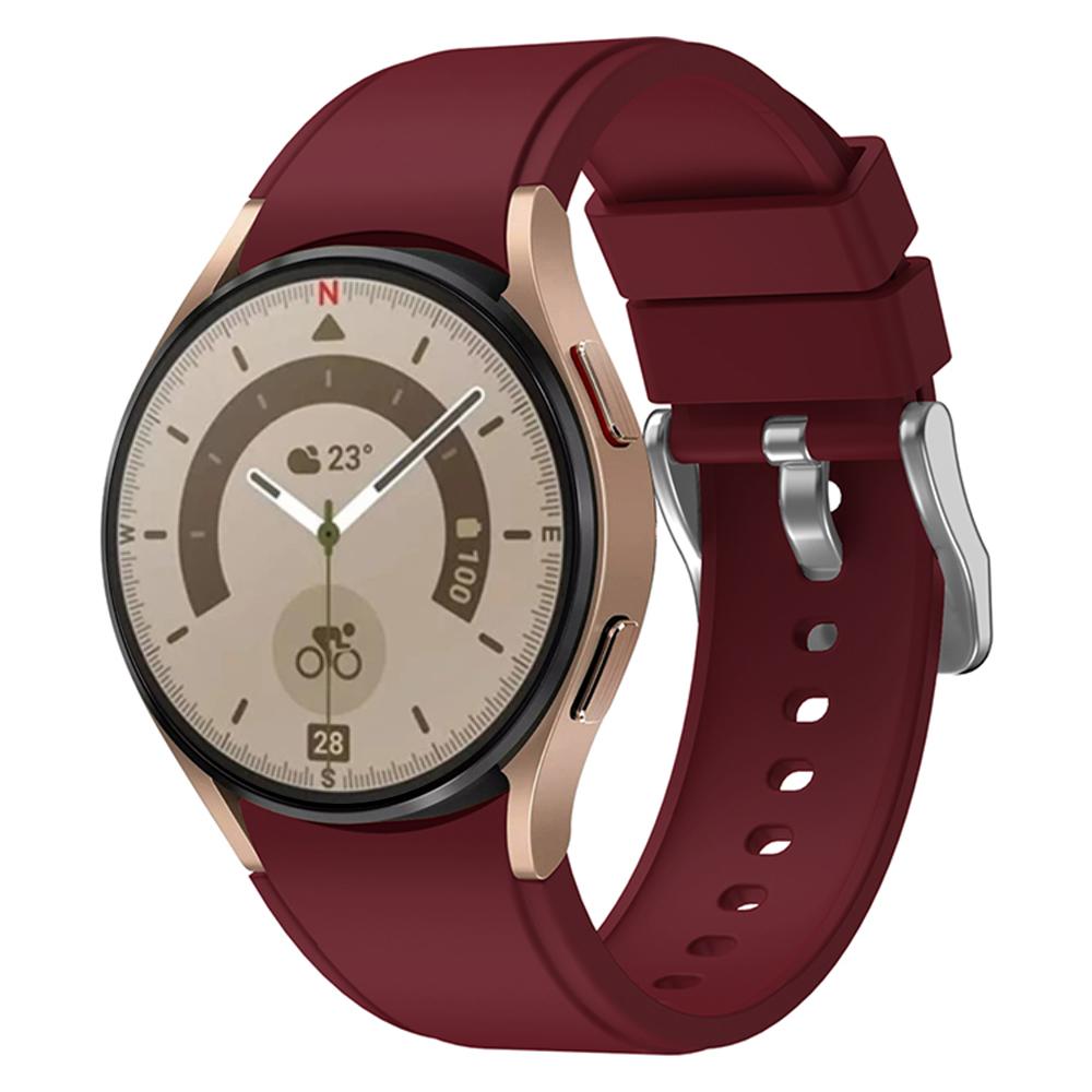 Silicone Strap for Samsung Galaxy Watch 7/6/5/4 44mm 40mm/5 Pro 45mm Wristband for Galaxy Watch 4/6 Classic 46mm 42mm 47mm 43mm