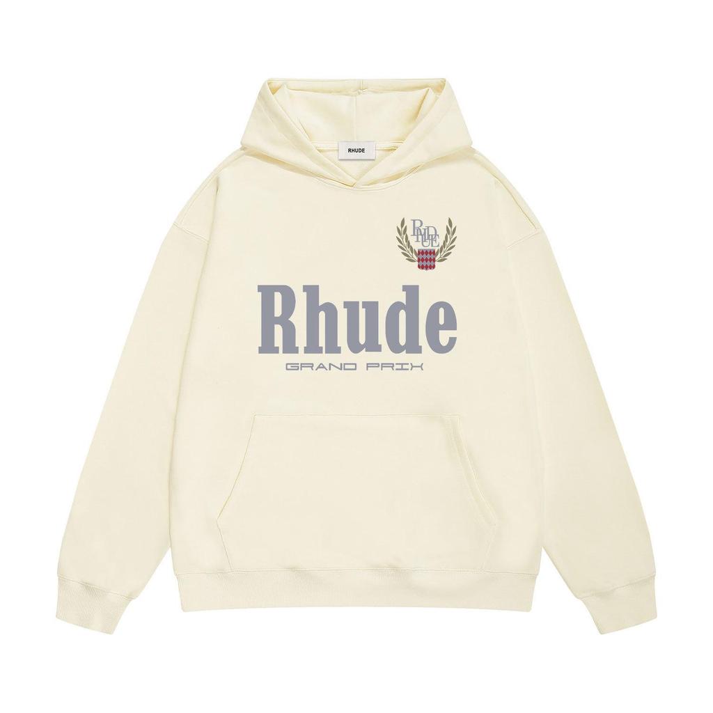 RHUDE Unisex Mehrfarbiger Trendiger High Street Bedruckter Hoodie