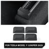 for Tesla Y Launch Juniper 2025 Car Seat Rail Protection Cover Pulley Anti Kick Plug Anti-collision Accessories