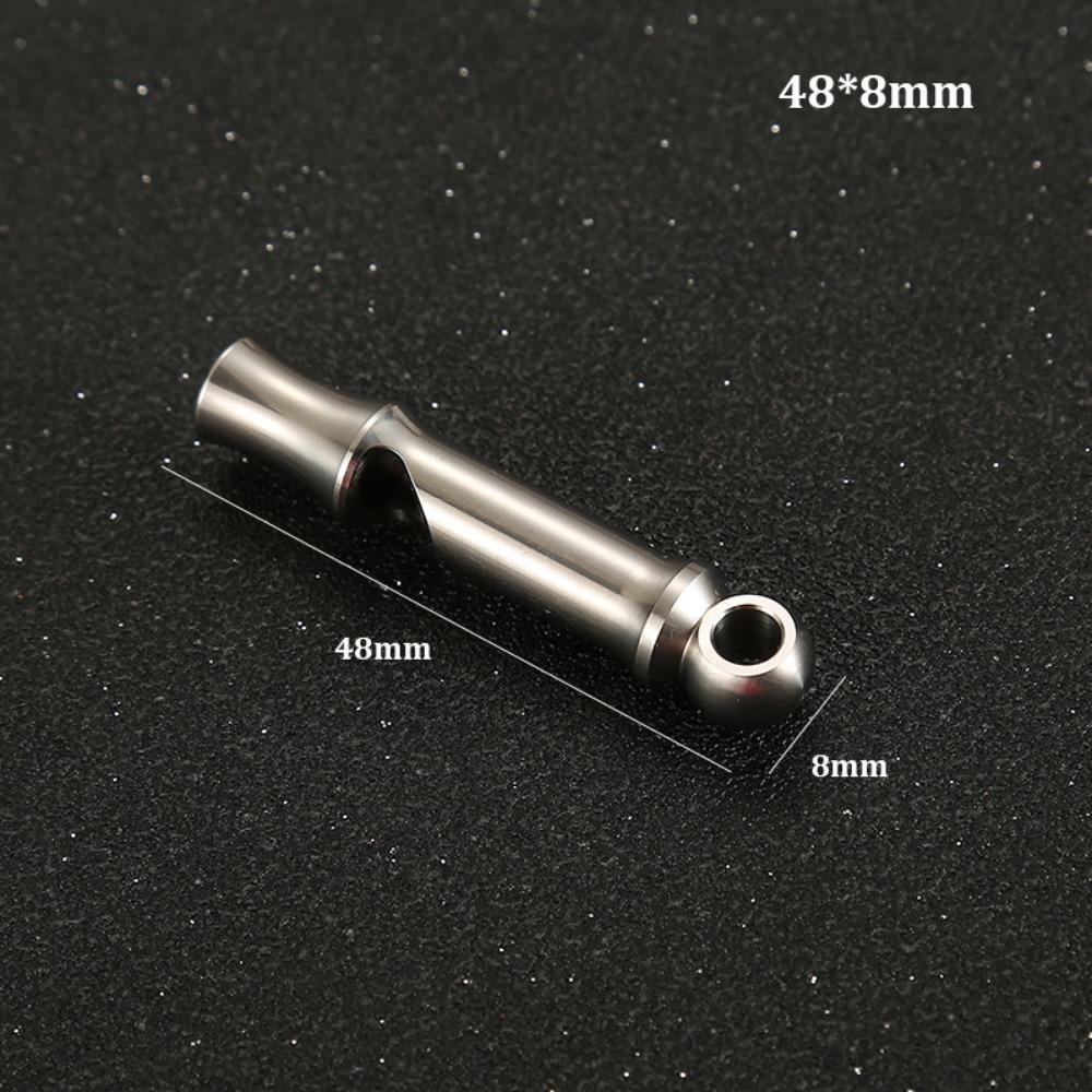 Titanium High Volume Whistle Portable Camping Whistle Safety Survival Whistle Outdoor Tool