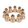 2pcs 3 /4 "Threaded Brass Tap Adaptor Garden Water Hose Pipe Connector Fitting