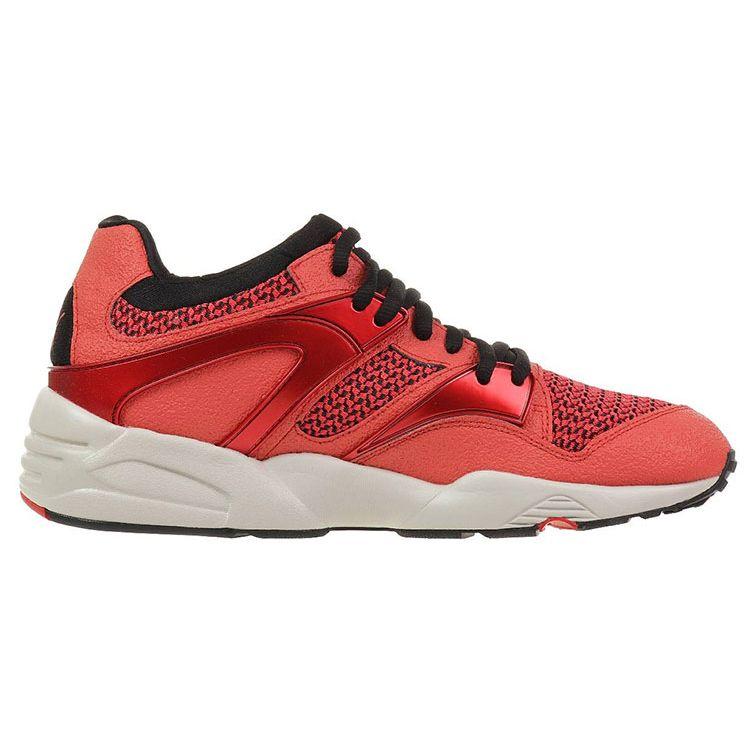 Puma Trinomic Blaze Retro Mesh Cushioning Low Top Running Shoes Unisex Sneaker Red 359996-01