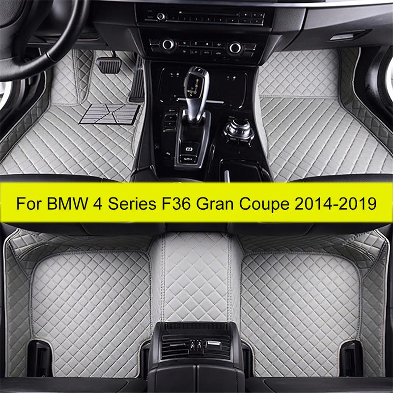 Car Floor Mats For BMW 4 Series F36 Gran Coupe 428i 435i Four Doors 2014 2015 2016 2017 2018  Interior Accessories