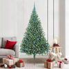 Artificial Pre lit Christmas Tree Green 210 cm PVC