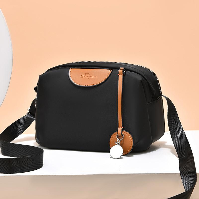 Stylish Street Fashion Shoulder Bag Soft Pu Crossbody Bag For Women чёрный