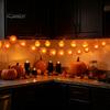 Festive Tabletop Lighting Marigold Flower String Lights, Artificial Cempasuchil Decorative Lamps, Halloween Flexible Warm White Garland LED
