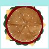 Creative Hamburger Hat For Parties Unique Photo Prop Funny Costume Accessory For All Seasons