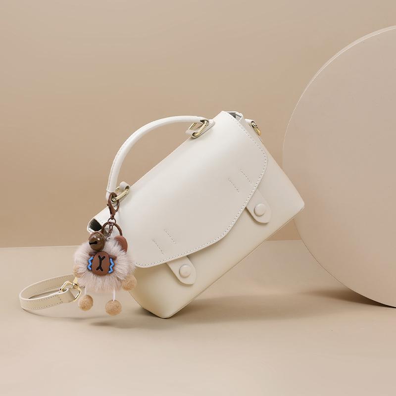 Bag 2026 New Summer Women's Bag Leather Cambridge Bag Shoulder Bag Crossbody Bag Feeling Handbag