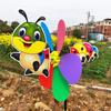 Six Colors Three-dimensional Windmill Cartoon Children Toys Home Garden Decoration Wind Spinner Whirligig Yard Decor