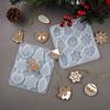 Christmas DIY Crystal Epoxy Mold Christmas Tree Snowflake Elk Pendant Silicone Mold Keychain Listing Jewelry Silicone Resin.