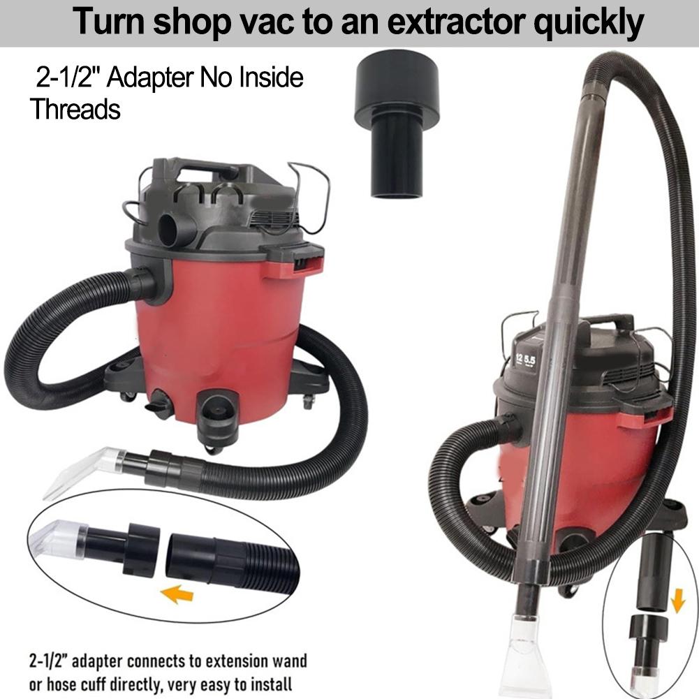 Transparent Swivel Head Vacuum Nozzle Kit With Large And Small Clear Tips And Adapters For Carpet And Upholstery Cleaning