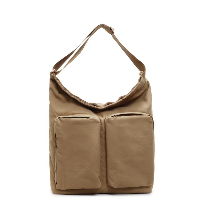 Damen Schultertasche Einfarbig Tragetasche Studenten Reisetasche