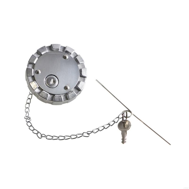 28GC Replacement Cap Lid with Keys Truck Accessories Easy Installation Stainless Locking Cap