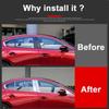 For Mazda 3 Axela     2024 2025 Stainless Steel Car Window Pillar Post Covers Trim Sticker External Accessories