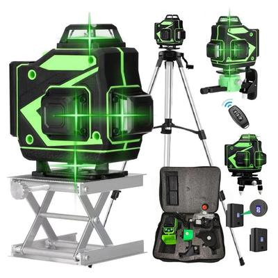16-Line High-Precision Mini Green Laser Level for Wall & Floor, Strong Outdoor Light