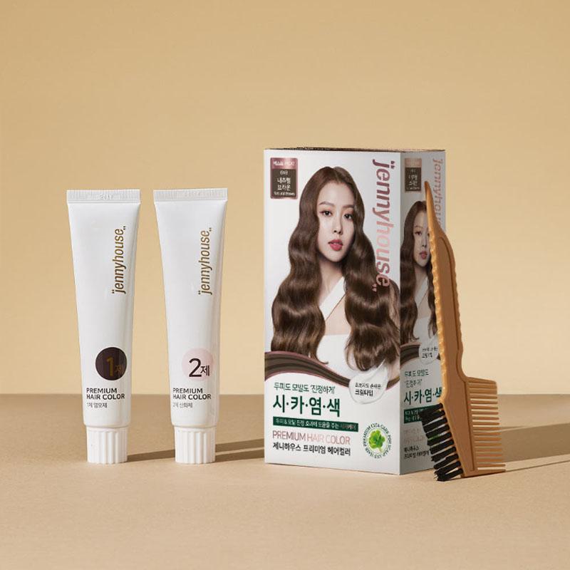 JENNY HOUSE Premium Hair Color Cream – Natural Brown (6NB)