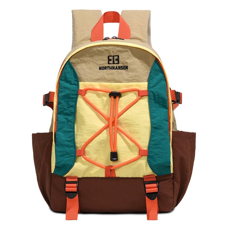 School bag women's new college student lightweight backpack outdoor leisure sports travel hiking large-capacity mountaineering backpack