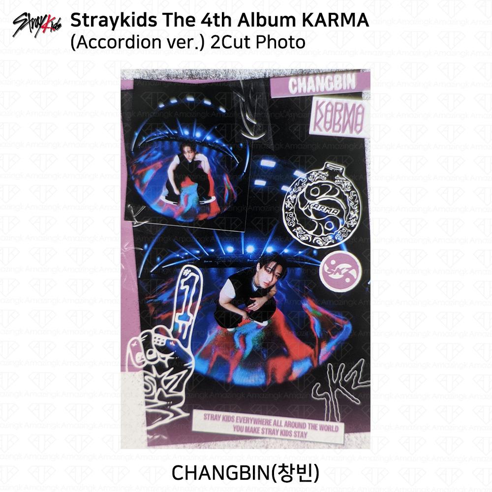 Stray Kids 4. Album Karma wersja Akordeon Oficjalna Fotokarta